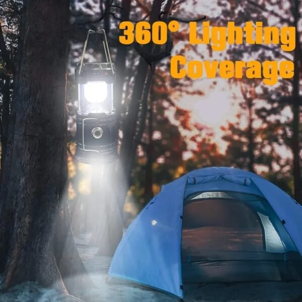 Portable Solar LED Multi-Function Lantern Outdoor Camping Emergency Tent Lamp Outdoor Lighting - Image 7