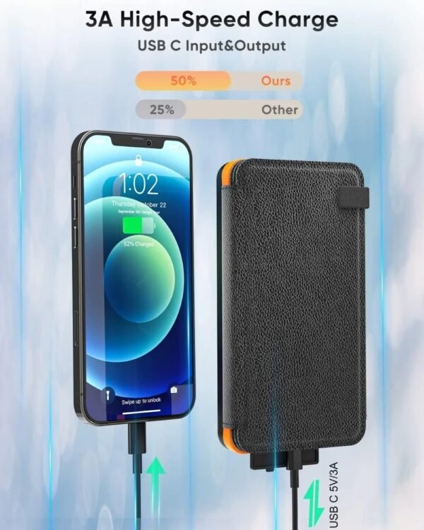 25000mAh Outdoor Solar Charged External Battery - Image 2