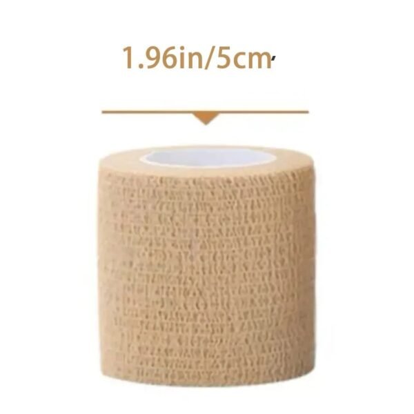 3 Rolls Medical Adhesive Bandage Elastic Tape 5cm - Image 2